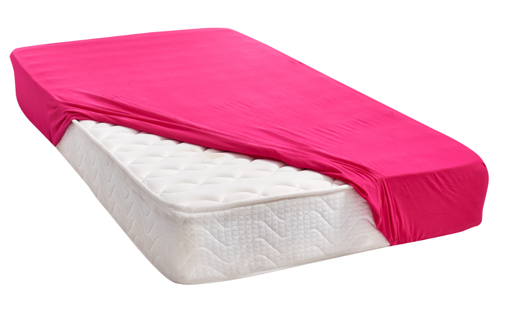 hot pink Jersey knit sheets