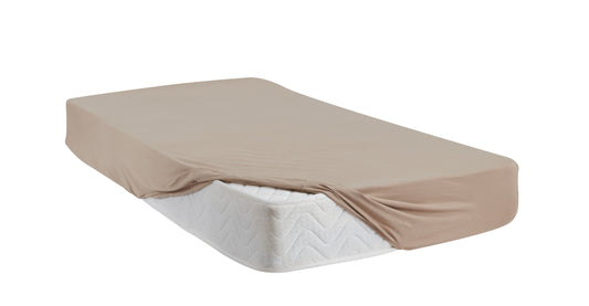 beige Jersey knit sheets